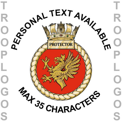 HMS Protector Badge