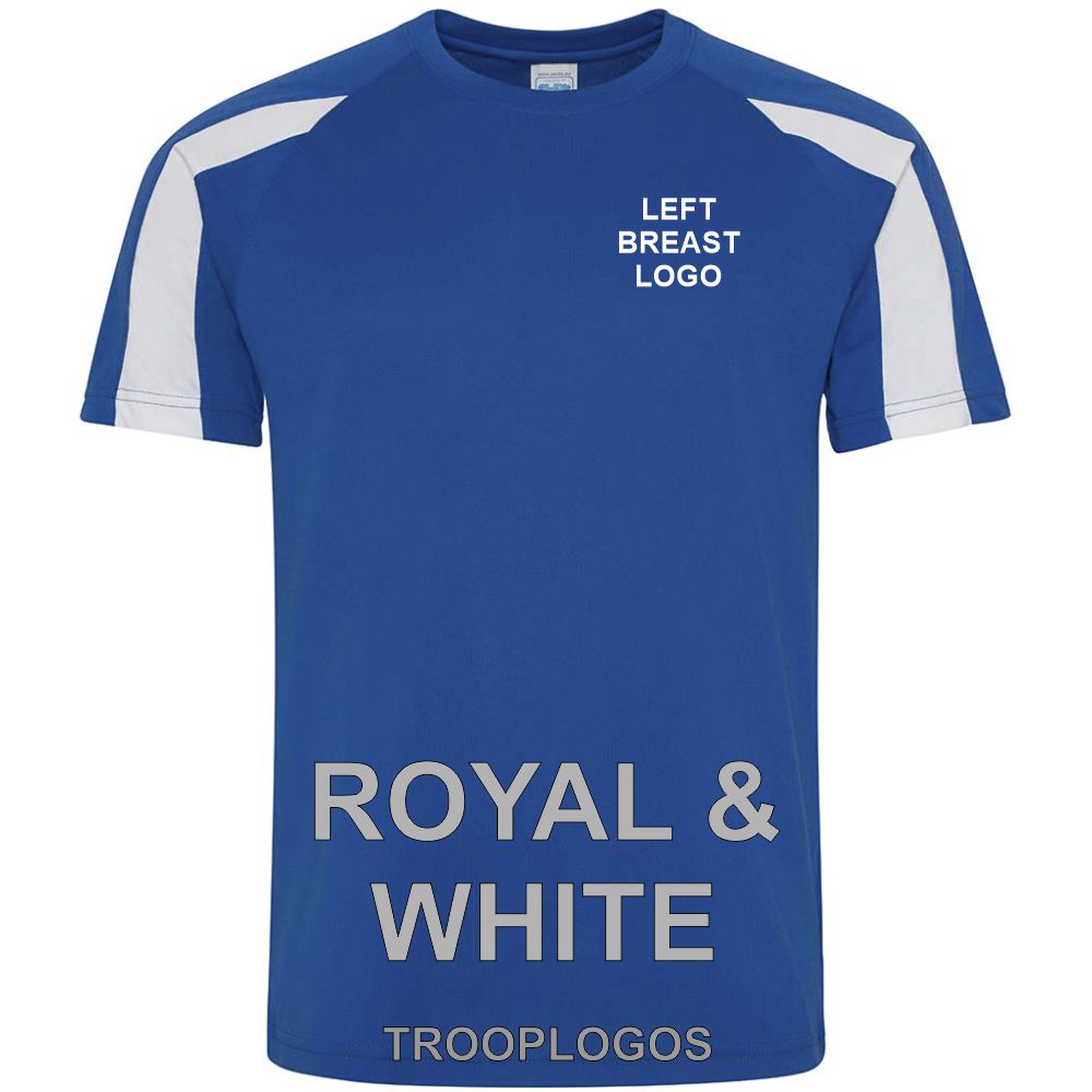 1 Regt RLC Sports Contrast T-shirt